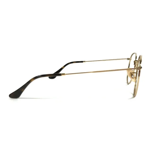 Ray-Ban Eyeglasses Frames RB3447-V ROUND METAL 2500 Shiny Gold Round 50-21-145 - Picture 3 of 11